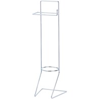 Stojak na papier ze szczotką OKY chrom Wykonany z metalu w kolorze srebrnym, zestaw 2w1 ze szczotką i uchwytem na papier toaletowy