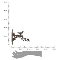 Wspornik żeliwny rustykalny ptak