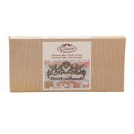 Wieszak żeliwny z ptakami vintage 31cm