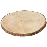 Podstawka drewniana plaster drewna 20 cm Dekoracyjny plaster z naturalnego drewna służący jako taca na dekoracje, podstawka pod świece, gorący garnek o wymiarach: 20x2 cm