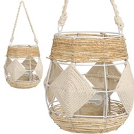 Lampion ogrodowy wiszący 20x23 cm