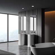 Plafon Sufitowy VERA Czarny Barwa Neutralna 4000K 24W LED IP65 28cm