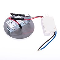 Oprawa Podtynkowa Schodowa OTI Biały Barwa Zimna 0,6W LED 7cm Czujnik Ruchu