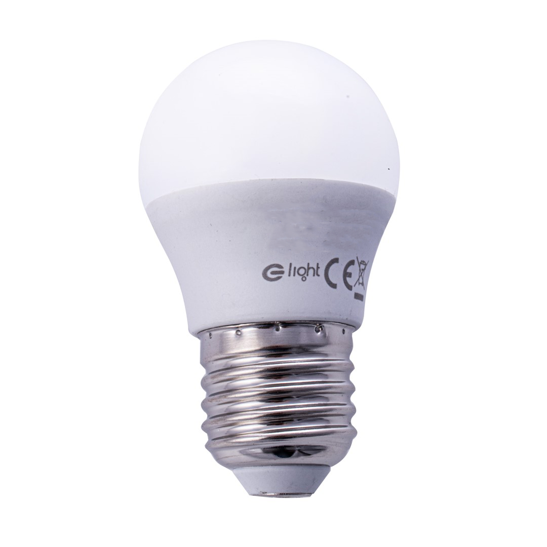 Żarówka LED 5W E27 G45 ciepła 3000K400lm kulka