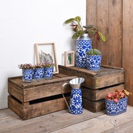 Wazon bańka w stylu portugalskim 33 cm