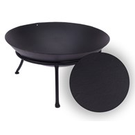 Palenisko ogrodowe metalowe 57x27 cm Misa paleniskowa na nóżkach, wykonana z metalu w nowoczesnym stylu do ogrodu, na taras, o wymiarach: 57x27 cm