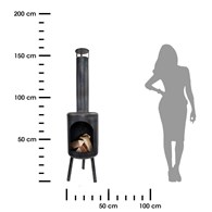 Kominek tarasowy okrągły 154 cm