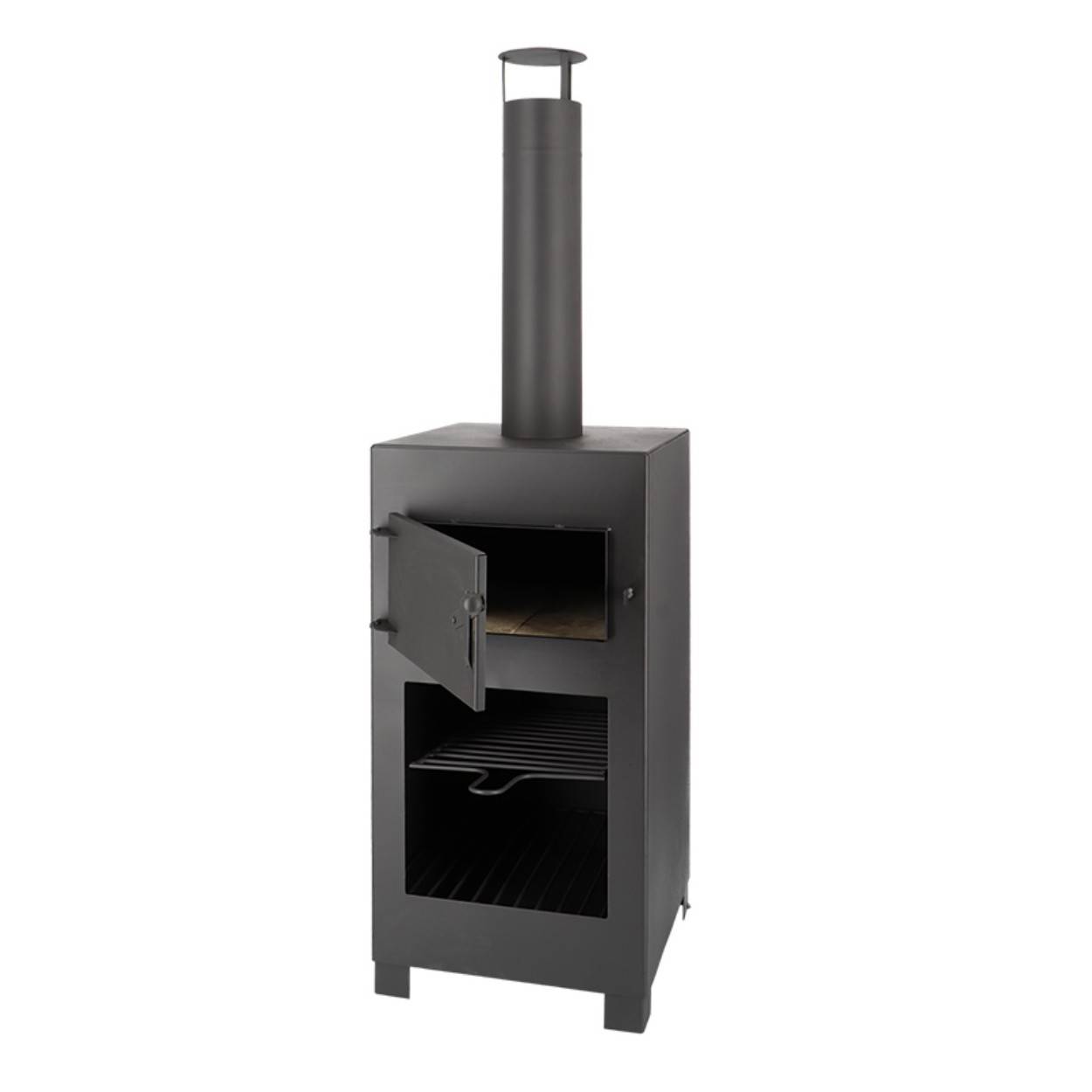 Kominek tarasowy z piecem do pizzy