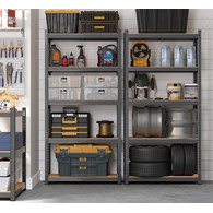 Regał do przechowywania szary 180 cm