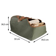Torba na drewno kominkowe zielona