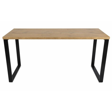 Biurko industrialne 160x60 cm blat MDF Wykonany z metalu i solidnej płyty laminowanej, nowoczesne i stylowe biurko w stylu Loft