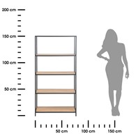 Regał Bodimeade Wild Oak 150 cm