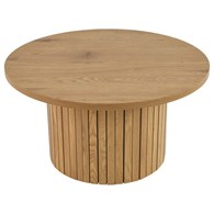 Okrągły stolik kawowy CAIRO 80cm lamele