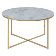 Stolik Falchetto Gold Marble 80 cm