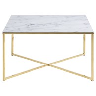 Stolik Falchetto Gold Marble 80x80 cm