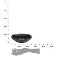 Dwa talerze głębokie Kati Black Gold 26 cm