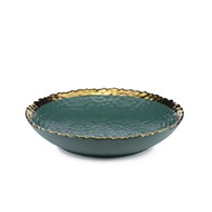Komplet 2 talerzy Kati Green Gold
