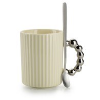 Serwis kawowy Luca Silver Cream 6 el
