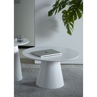 Okrągły stolik kawowy MILAN 45cm biały