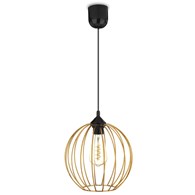 Lampa wisząca New York Bubble 23cm miedź Nowoczesna lampa wisząca o kształcie kuli w kolorze miedzianym, styl glamour 23 cm