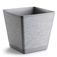 Doniczka Pilea Texelle taupe h24x24 cm