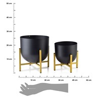 Komplet osłonek Swen Boule Gold Black