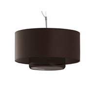 Lampa Wisząca AVEO Brązowy Abażur Szklany Klosz 1xE27 35 cm