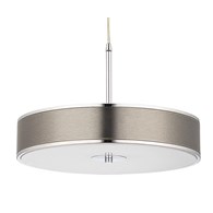 Lampa Wisząca JAZZ Srebrny Biały 3xE14 40 cm