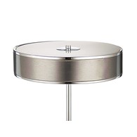 Lampka Stołowa JAZZ Srebrny Biały 2xE14 47cm