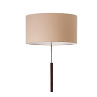Lampa Podłogowa BOSTON Srebrny Brązowy Abażur 3xE14 166 cm