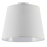 Lampa Sufitowa KAMELIA Biały Abażur 1xE27 38 cm