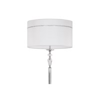Lampa Podłogowa HILTON Srebrny Szary Abażur 3xE27 168 cm