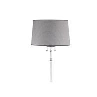 Lampa Podłogowa EGIDA Srebrny Szary Abażur 3xE27 166 cm
