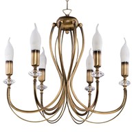 Żyrandol Świecznikowy MELODY Patyna 5xE14