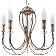 Żyrandol Świecznikowy MELANI Patyna 5xE14