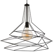 Lampa Wisząca ORO Czarny 1xE27 56 cm