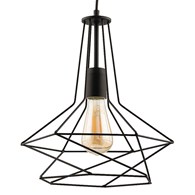 Lampa Wisząca ORO Czarny 1xE27 31 cm