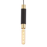 Lampa Wisząca LILE Czarny Złoty 1xE27
