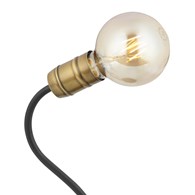 Lampka Stołowa LUCE Czarny Patyna 1xE27 32 cm