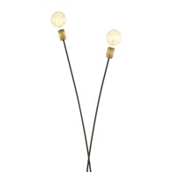 Lampa Podłogowa LUCE Czarny Patyna 2xE27 160 cm