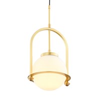 Lampa Wisząca ROSSO Zoty Szklany Klosz 1xE27 23 cm