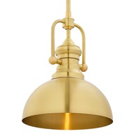 Lampa Wisząca PLATINO Złoty 1xE27 31 cm