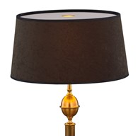 Lampka Nocna BATUMI Złoty Czarny Abażur 1xE27 60 cm
