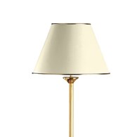 Lampa Podłogowa CLASSIC Złoty Beżowy Abażur 1xE27 155 cm