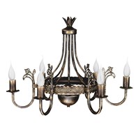 Żyrandol KORONA Patyna 6xE14