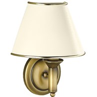 Kinkiet CLASSIC Patyna Ecru Abażur Mini 1xE27