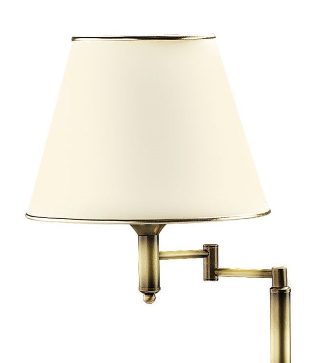 Lampka Nocna CLASSIC Patyna Ecru Abażur Regulowana 1xE27 56cm