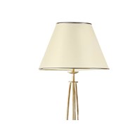 Lampa Podłogowa LAURA Patyna Beżowy Abazur 1xE27 163 cm