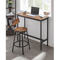 Komplet 2 hokerów krzesła barowe loft