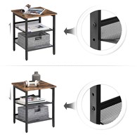 Komplet 2 stolików nocnych pomocniczych